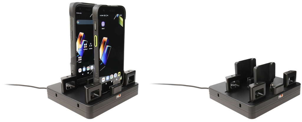 Brodit 217287 ProAdapt USB-C-bordsladdare med två platser, insexskruvar