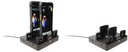 Brodit 217287 ProAdapt kaksipaikkainen USB-C-pöytälatausteline, kuusiokoloruuvit