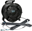 KLOTZ F2US55 FiberLink OS2 fiberoptisk kabel på trumma, 2 × LC/UPC – 2 × LC/UPC