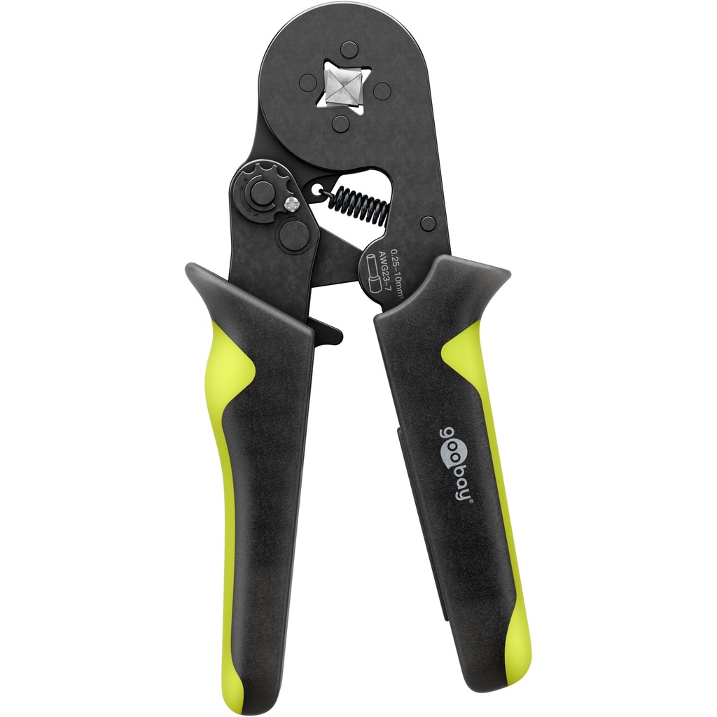Goobay Square Crimping Pliers for Wire End Ferrules HSC8 6-4A, 0.25–10 mm²