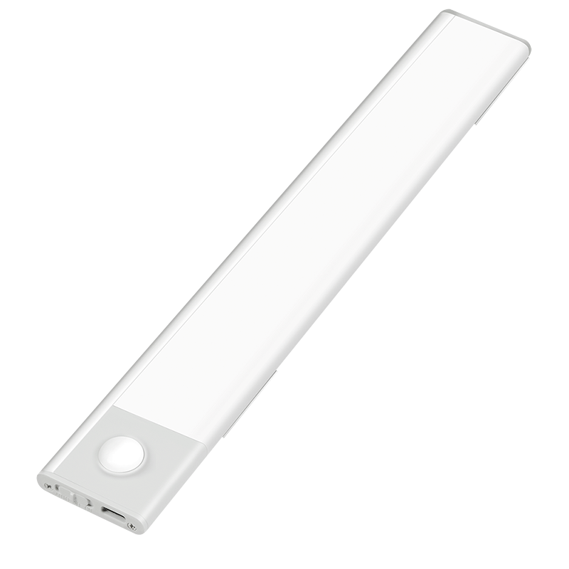 LED under-cabinet light 30 cm with motion sensor, 100 lm, 4000 K, rechargeable 1100 mAh, USB-C, white, LogiLink LED022