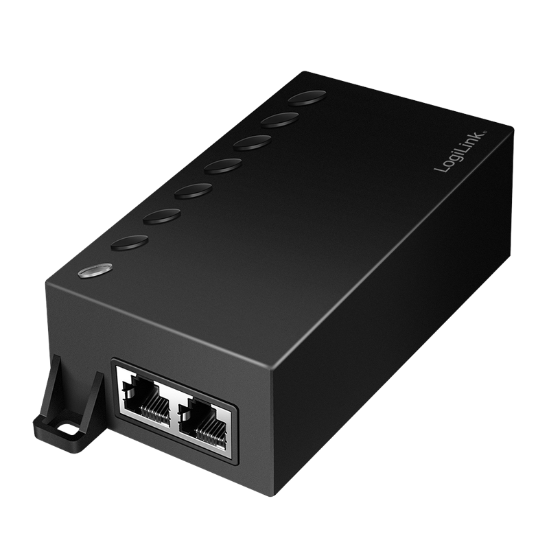 PoE++-injektor Gigabit 60 W, IEEE 802.3af/at/bt, 54 V, LogiLink POE007