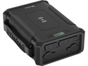Powerbank 96000 mAh / 307 Wh LiFePO4, USB-C PD 100 W, 2 × 12 V-uttag 180 W, DC-utgång för laptop, Qi, IPX4, Sandberg Survivor 8in1 420-78