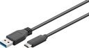 USB-A-uros/USB-C-uros  välijohto USB3.0 bulk TK7105
