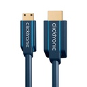 HDMI/HDMI-mini-välijohto HighSpeed w/ Eth Clicktronic Cas