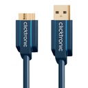 USB-välij A-uros/micro-B Clicktronic 3.0