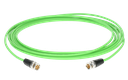 Välij SDI BNC-uros/BNC-uros vihreä, Neutrik BNC mustat