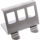 Keystone metalli räkkipaneeli din kiskolla 6 porttien