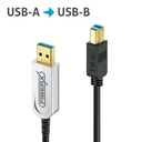 USB 3.2 AOC A-uros/B-uros optinen 