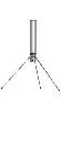 RHA68 Tukiasema-antenni 66–78 MHz 2,15 dBi 50 Ohm UHF-naaras