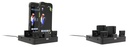 Brodit 217230 ProAdapt kaksipaikkainen USB-C-pöytälatausteline