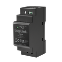 DIN-kiskovirtalähde 24 V DC 1,5 A 36 W, 100–240 V AC, LogiLink PS0016