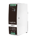 DIN-kiskovirtalähde 48 V DC 2,5 A 120 W, 100–240 V AC, LogiLink PS0017