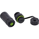 InLine USB-C-läpivientiliitin lyhyt IP68, suojattu, 2 x USB-C naaras