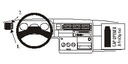 Brodit 802852 ProClip-kiinnike vasemmalle, Volkswagen T4 Transporter 1996–2002 / Caravelle 1996–2003, LHD